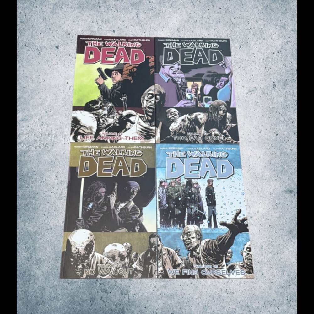 The Walking Dead Comic Book Mixed Lot Image Volume 12 13 14 15 Carl Among Out